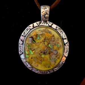 Glittery Stone Necklace